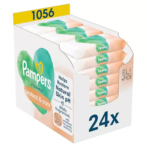 Pampers Harmonie Protect & Care Feuchttücher für empfindliche Haut