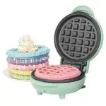 Petra PT4214GRNVDEEU7 Mini Waffeleisen - Klassische Waffeln für Kindergeburtstage