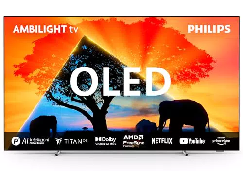 PHILIPS 55OLED759 4K OLED Smart TV mit P5 AI Perfect Picture und Dolby Atmos