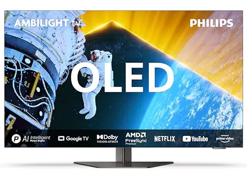 Philips 55OLED809 4K OLED Smart TV mit Dolby Vision und Dolby Atmos Sound