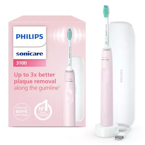 Philips Sonicare HX3673/11 elektrische Zahnbürste mit Andruckkontrolle und Timer
