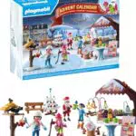 PLAYMOBIL Adventskalender für Kinder – Ausflug auf den Weihnachtsmarkt, 71472