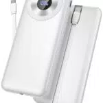 Power Bank 10000mAh mit USB-C, Schnellladefunktion, kompatibel mit iPhone und Samsung