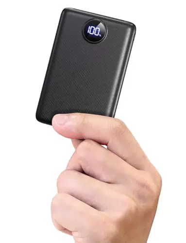 Powerbank 15000mAh 22.5W mit USB-C, PD 3.0 und QC 3.0 für iPhone und Samsung