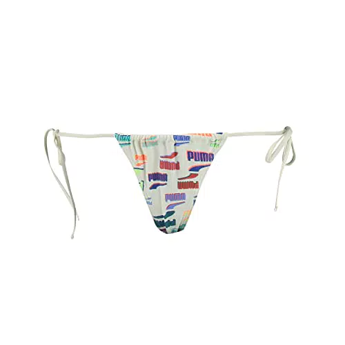 PUMA Damen Side Tie Tanga Bikini Bottoms – Stilvoller Badespaß für den Sommer