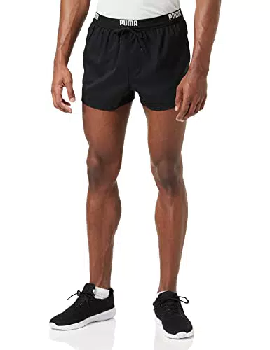 PUMA Herren Badehose Korte Schwimmshorts mit Logo
