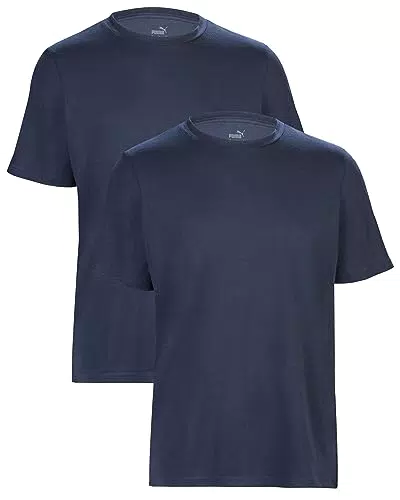PUMA T-Shirt Herren Statement Deluxe Edition - Baumwolle - 2er Pack - White - Gr. 3XL