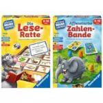 Ravensburger Lese-Ratte und Affenstarke Zahlen-Bande für Kinder Spielen und Lernen