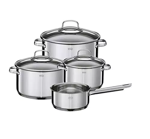 RÖSLE ELEGANCE Topfset 10-tlg., 6 hochwertige Kochtöpfe