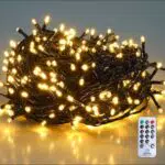 SALCAR LED Lichterkette Weihnachtsbaum mit Fernbedienung und 8 Modi, 26m