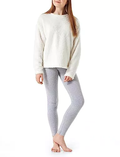 Schiesser Mädchen Schlafanzug Set Pyjama warme Qualitäten Frottee-Fleece-Sweat-Größe 140 bis 176 Pyjamaset
