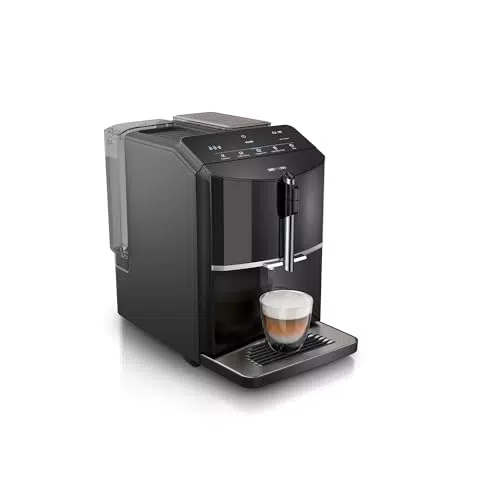 Siemens Kaffeevollautomat EQ300 TF301E19 mit Milchaufschäumer und OneTouch-Funktion