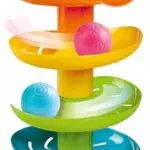 Simba ABC Regenbogen Kugelturm - Motorikspielzeug für Babys ab 12 Monaten