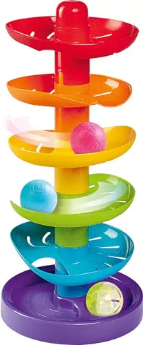 Simba ABC Regenbogen Kugelturm - Motorikspielzeug für Babys ab 12 Monaten