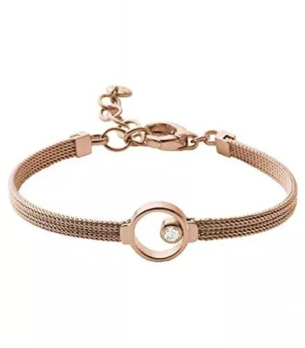Skagen Damen Edelstahl Mesh Armband ELIN, 16, 5 cm Länge