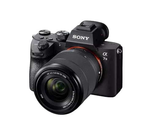 Sony Alpha 7 III - Spiegellose Vollformat-Kamera mit 28-70 mm Zoom-Objektiv