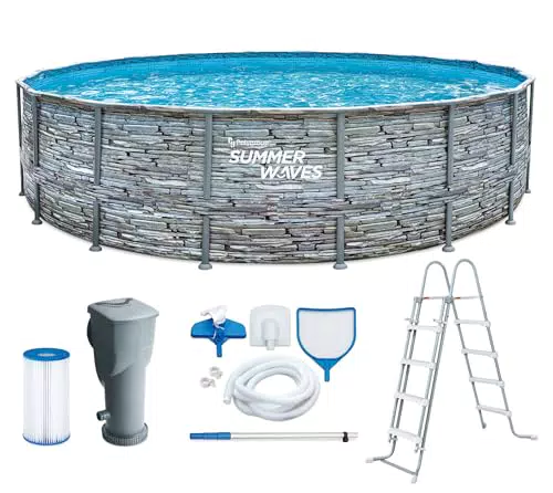 Summer Waves Aufstellpool Set 549x132 cm mit Filterpumpe und Reinigungsset