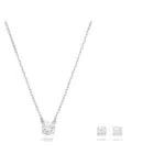 Swarovski Attract Set Rundschliff Rhodiniert – Elegante Schmuckkollektion