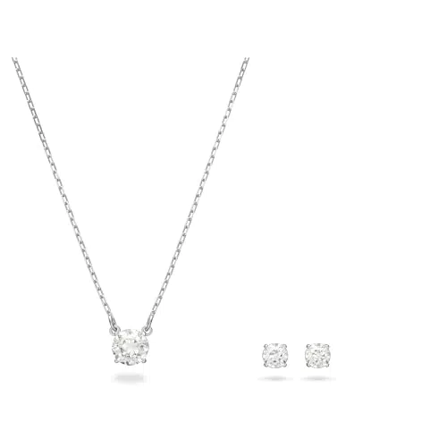 Swarovski Attract Set Rundschliff Rhodiniert – Elegante Schmuckkollektion