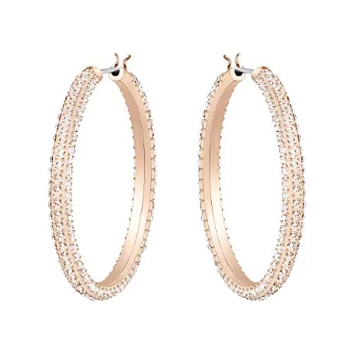 Swarovski Kreolen mit Roségold-Legierung - Elegante Ohrschmuck für jeden Anlass