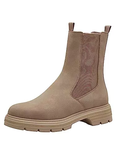 Tamaris Damen Elegante Stiefelette 1-25437-41 Braun
