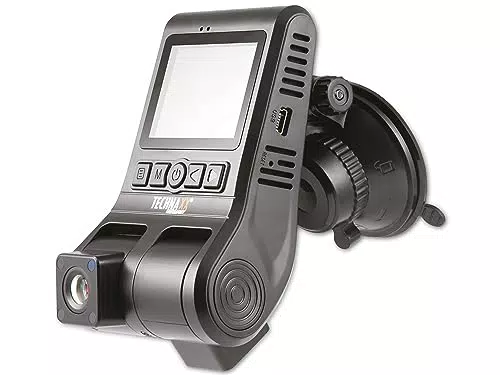 Technaxx TX-185 FullHD Dual Dashcam mit Front- und Innenkamera, Bewegungserkennung
