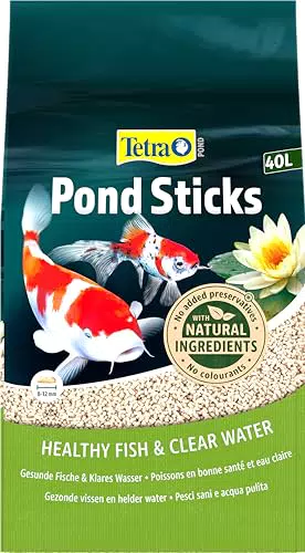Tetra Pond Sticks - Fischfutter für Teichfische, für gesunde Fische und klares Wasser im Gartenteich