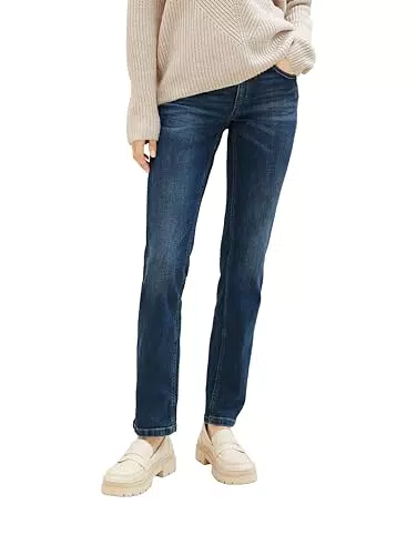 TOM TAILOR Damen Alexa Straight Jeans, 28/