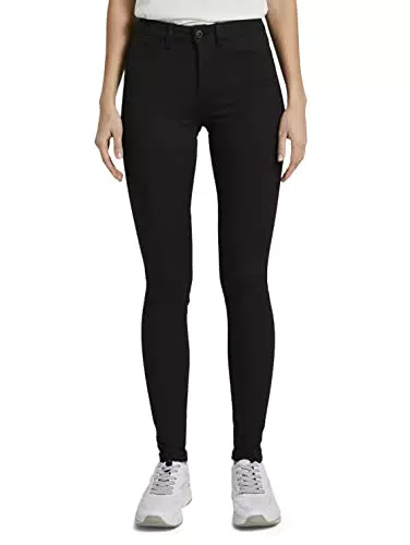 TOM TAILOR Denim Damen Nela Extra Skinny Jeans, 10240 - Black Denim