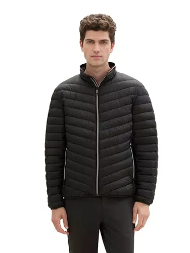 TOM TAILOR Herren Lightweight Steppjacke mit Stehkragen 1041311