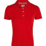 Tommy Jeans Damen Poloshirt Kurzarm Essential Slim Fit