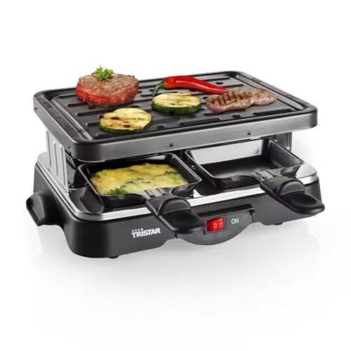 Tristar Raclette-Grill RA-2949 für 4 Personen – Perfekt für gesellige Abende