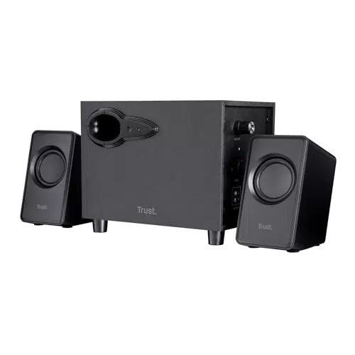 Trust Avora 2.1 PC Lautsprecher mit Subwoofer und USB-Betrieb für Computer