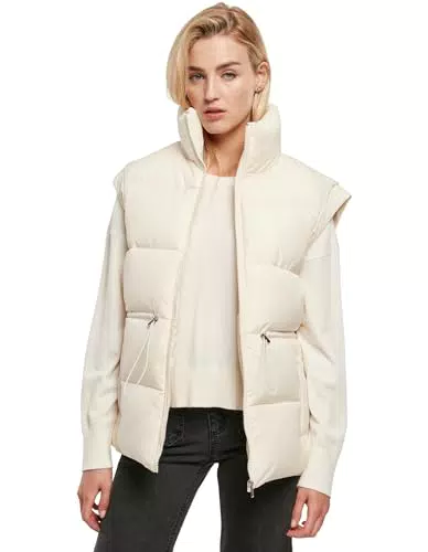 Urban Classics Damen Waisted Puffer Vest TB5437