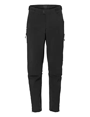 VAUDE Men's Qimsa Softshell Pants II |Ganzjahres-Biker Softshellhose - Winddicht & Atmungsaktiv