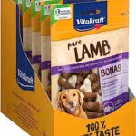 Vitakraft Pure Lamm Fleischsnacks für Hunde, getreidefrei und zuckerfrei