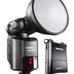 Walimex Pro Light Shooter 360 TTL Blitzgerät für Canon mit Zubehör