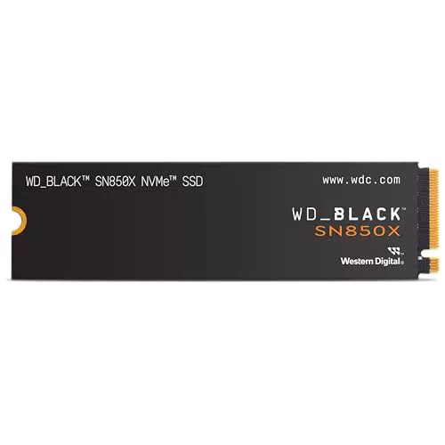 WD_BLACK SN850 1 TB NVMe SSD für PS5 Konsolen - Interne Gaming SSD mit Heatsink und PCIe Gen4 Technologie