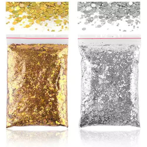 Glitzer Basteln von [Brand]: Glitzerpulver für Makeup, Nägel und Kartenbasteln