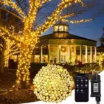 LED Lichterkette mit App Steuerung, IP44 wasserdicht, 8 Modi für Balkon und Garten