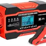 Smart Autobatterie Ladegerät 12V/24V mit LCD-Bildschirm für Auto, LKW, Motorrad