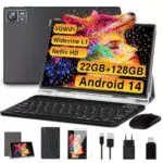 Tablet 2025 10 Zoll Android 14, 22GB RAM, 128GB ROM, Octa-Core, 5G WiFi, Bluetooth 5.0