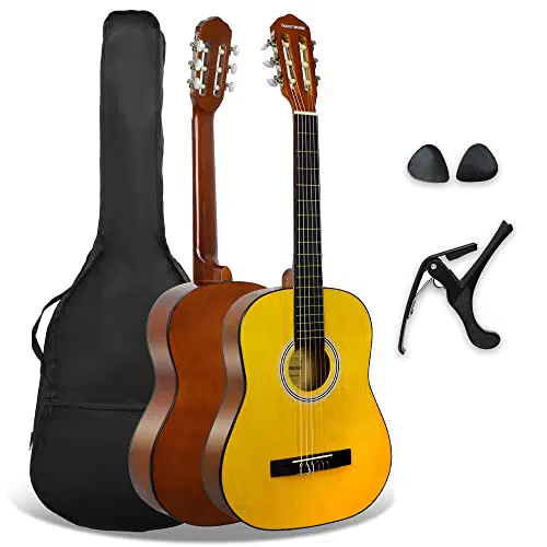 3rd Avenue XF Flamencogitarren-Starterset für Kinder mit Gigbag und Zubehör