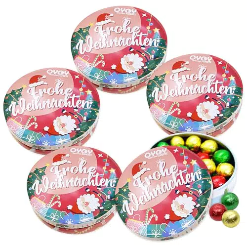 OYOY Geschenkbox Weihnachten mit Schokolade und Süßigkeiten für Kollegen