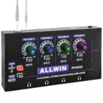 ALLWIN 4 Kanal Kopfhörerverstärker – Mini Audio Verstärker für Bands und Clubs