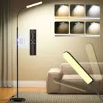 AmazeFun LED Stehlampe dimmbar mit Fernbedienung und Touch Control 360°