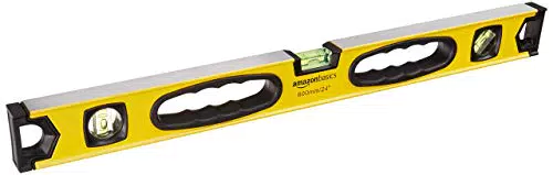 Amazon Basics Wasserwaage aus Aluminiumlegierung, magnetisch, 61 cm, Modell Lot