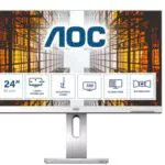 AOC X24P1 - 24 Zoll WUXGA Monitor, höhenverstellbar, 1920x1200, 60 Hz, USB Hub