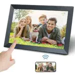 Digitaler Bilderrahmen WLAN 10.1 Zoll HD IPS-Touchscreen mit 32 GB Speicher - Automatische Drehung - Fotos und Videos teilen über Frameo App