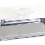 APS Frischhaltebox – hochwertiges Serviertablett mit Haube aus Edelstahl